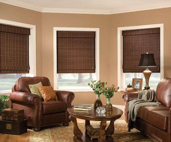 Woven wood shades